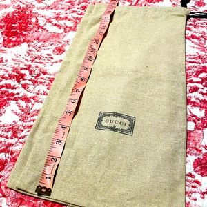 Gucci Shoe Dust Bags, 17 x 8.5 inches